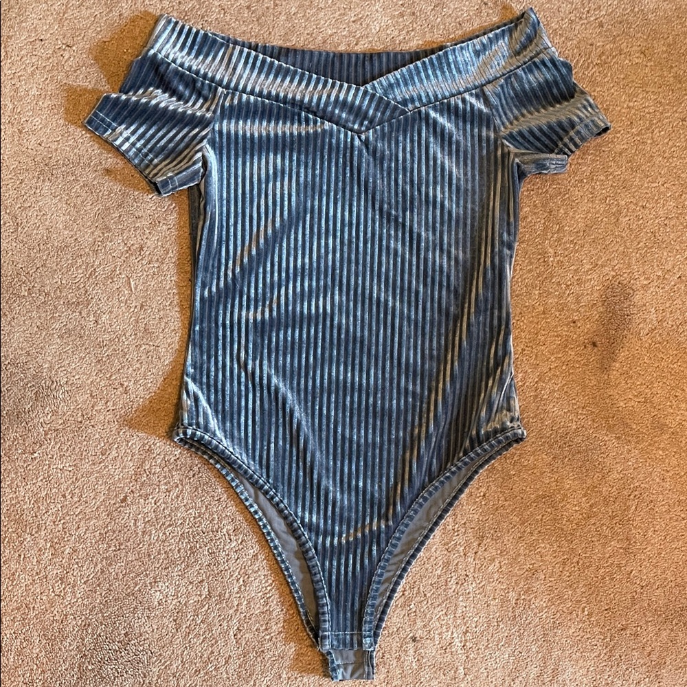 Blue Striped BodySuit